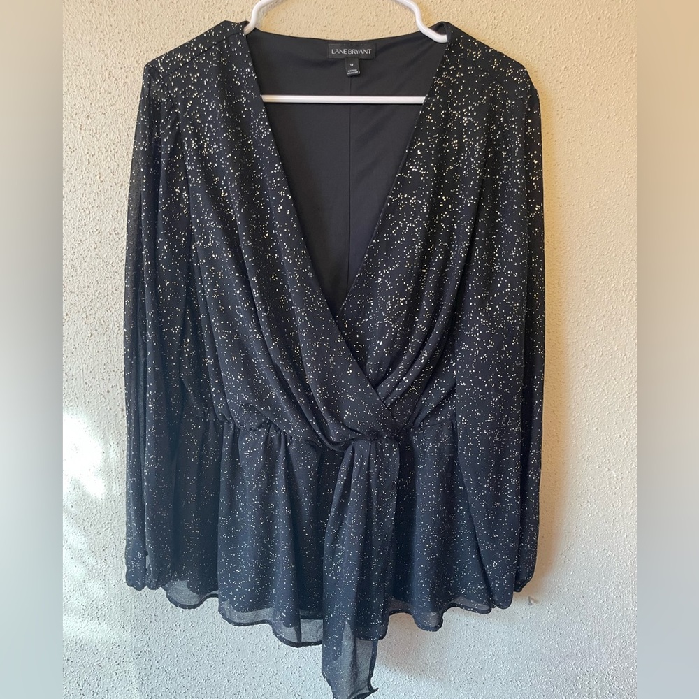 Lane Bryant Peplum Blouse